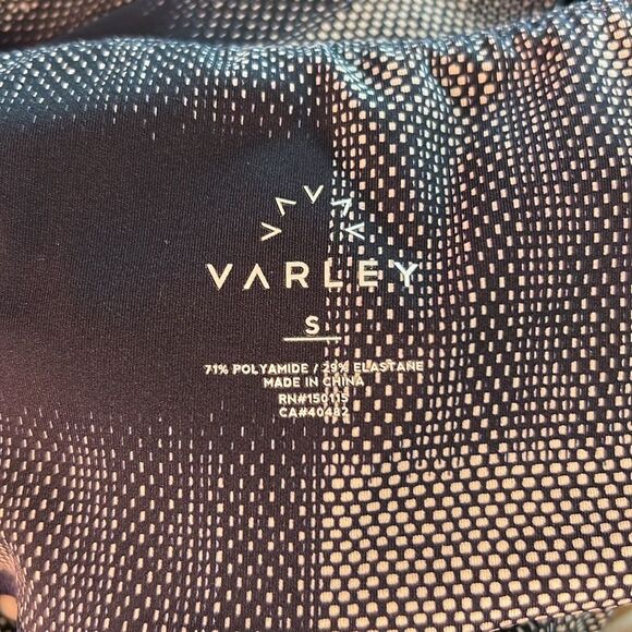 Varley Anthropologie Meadow Fragment Check Leggings Tights Small - Picture 9 of 10